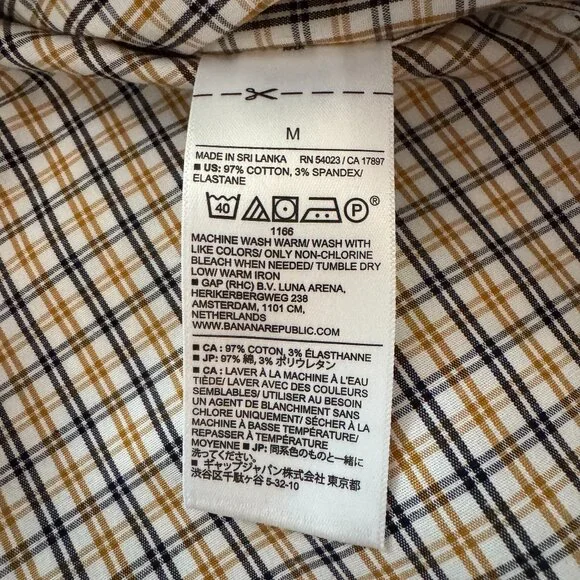 Banana Republic Factory Athletic-Fit Dress Shirt Size Medium NWOT - Picture 5 of 6